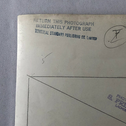 Vintage Montreal High School Photo Photograph Science West Hill Highschool 1937