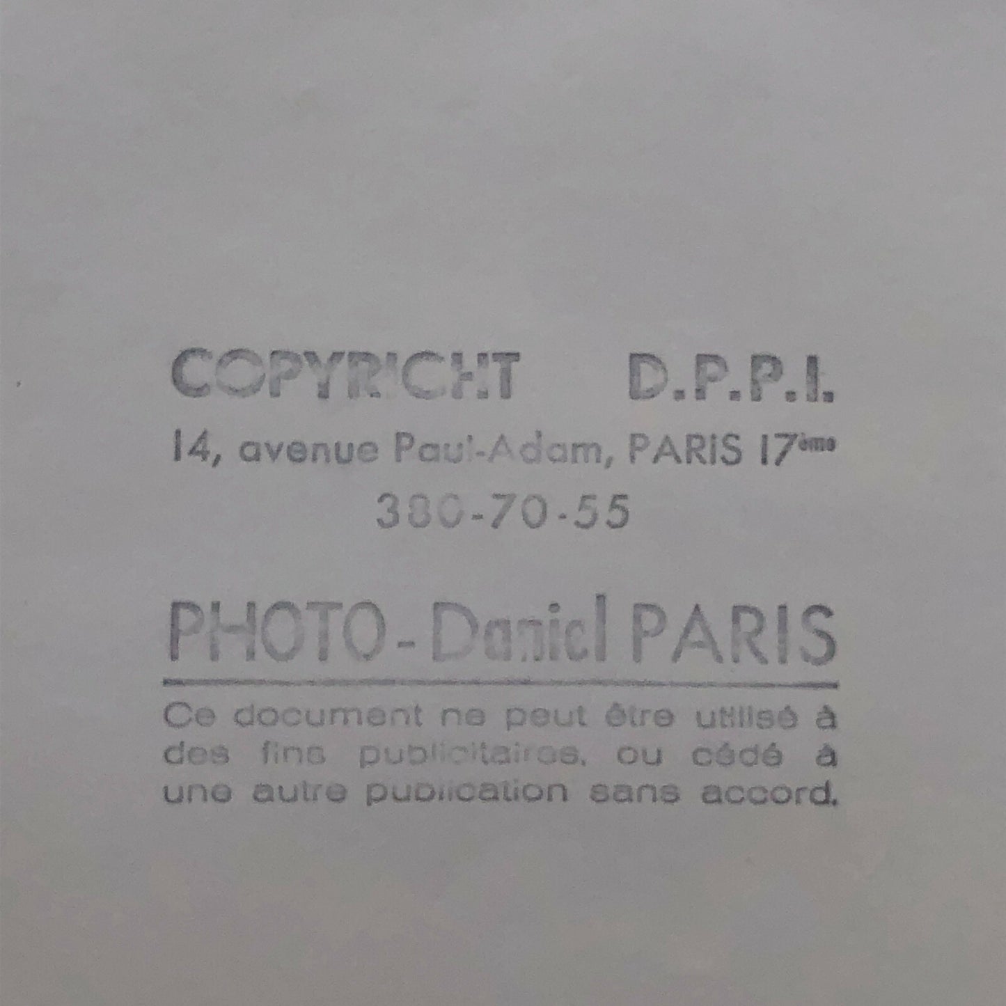 Vintage DPPI Racing Photo Photograph Ford Mustang Rally Car in Snow Greder + 