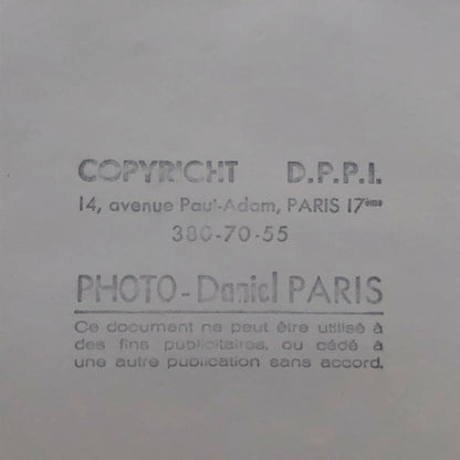 Vintage DPPI Racing Photo Photograph Ford Mustang Rally Car in Snow Greder + 