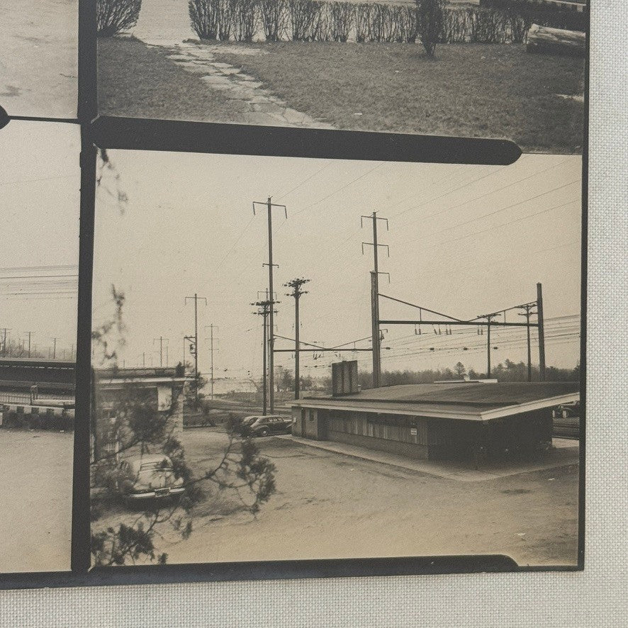 Vintage Pennsylvania Railroad Photo Contact Sheet Photograph Al Paul Lefton PRR