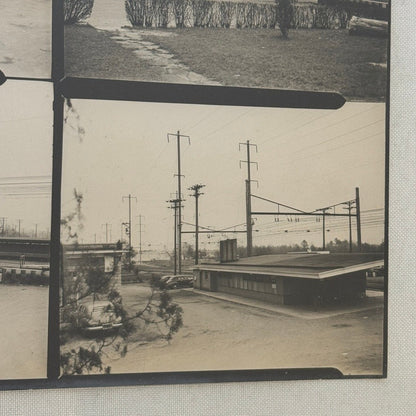 Vintage Pennsylvania Railroad Photo Contact Sheet Photograph Al Paul Lefton PRR