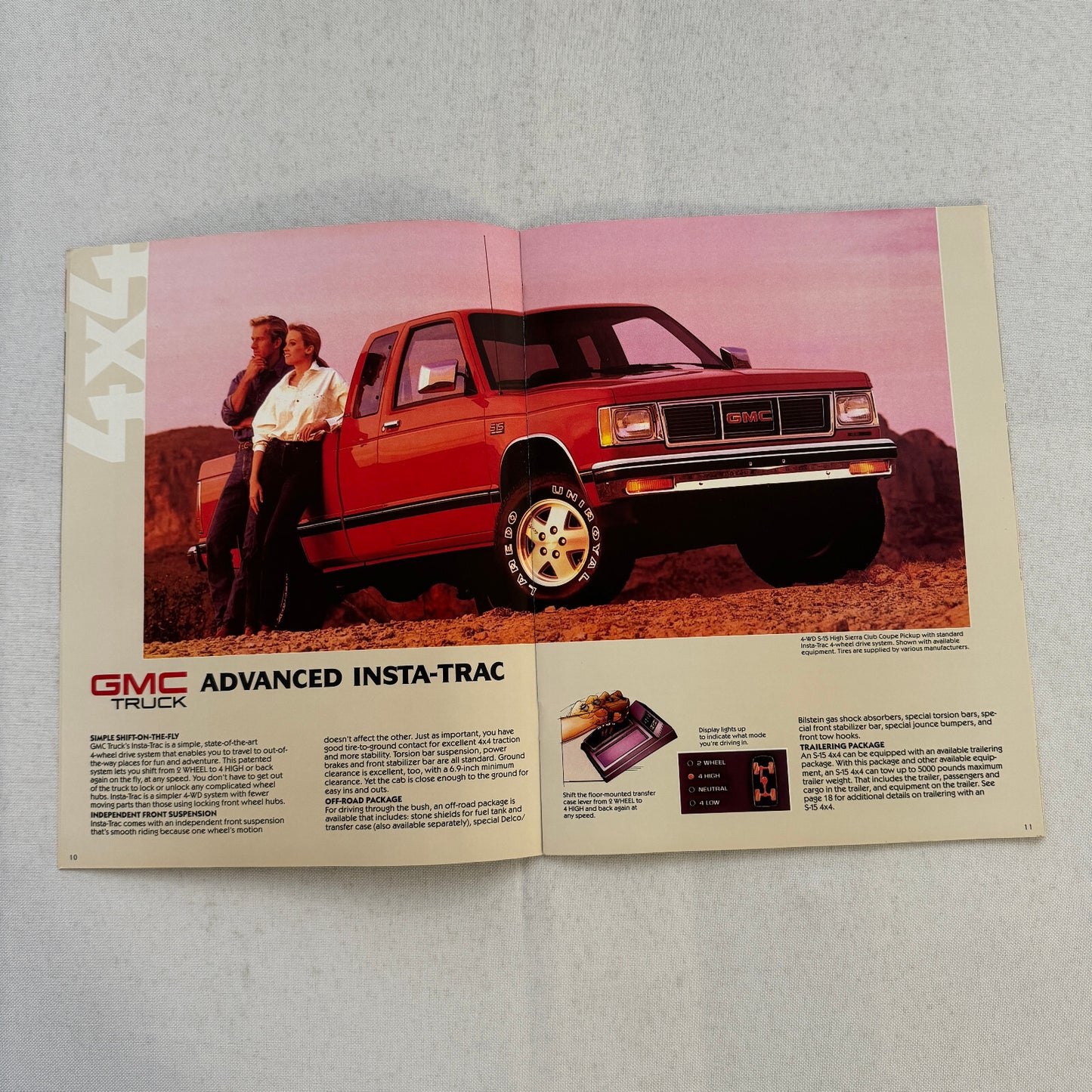 1988 GMC S-15 S15 Pickup Truck Sales Brochure Catalog Advertising Canadian