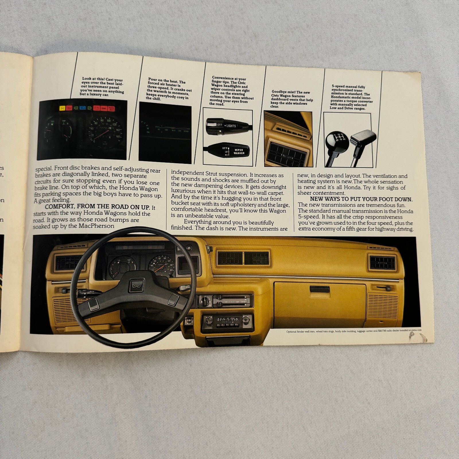 Honda Civic Station Wagon Car Sales Brochure Catalog Canadian 1979 1980