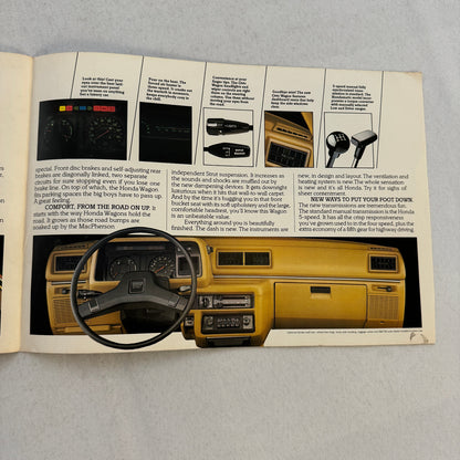 Honda Civic Station Wagon Car Sales Brochure Catalog Canadian 1979 1980