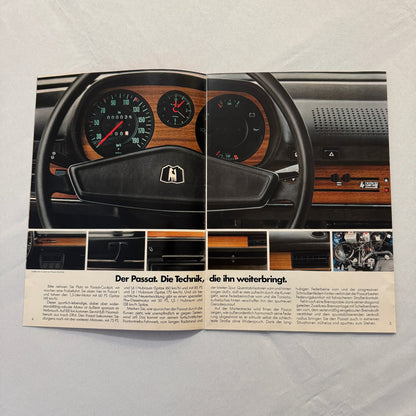 1977 Volkswagen Passat Car Sales Brochure Catalog Advertising GERMAN