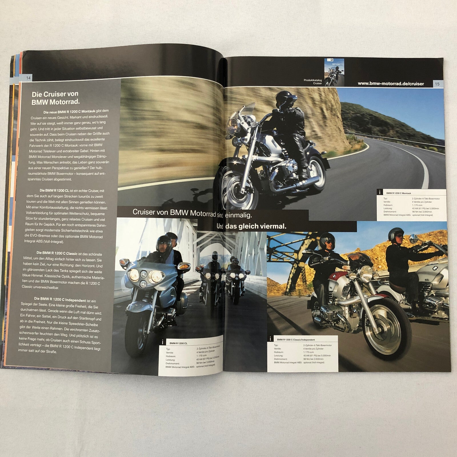 2004 BMW Motorcycle and Accessory Brochure Lot of 2 GERMAN TEXT 
