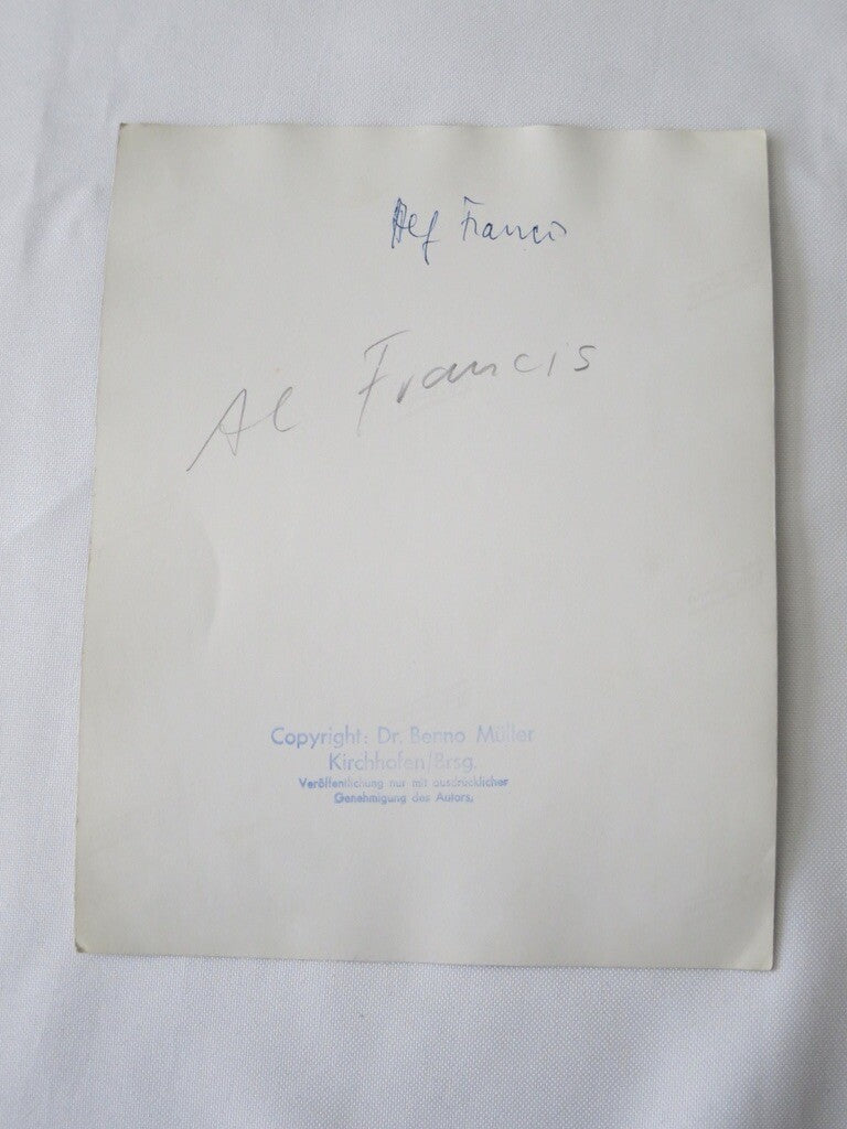 Vintage Portrait Photograph of Stirling Moss Mechanic Alf Francis - Benno Muller