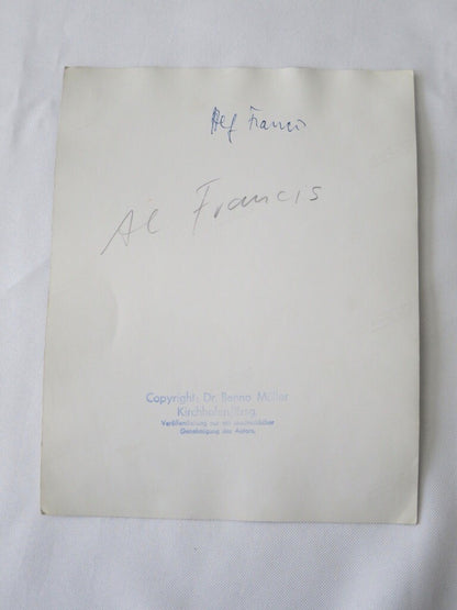 Vintage Portrait Photograph of Stirling Moss Mechanic Alf Francis - Benno Muller