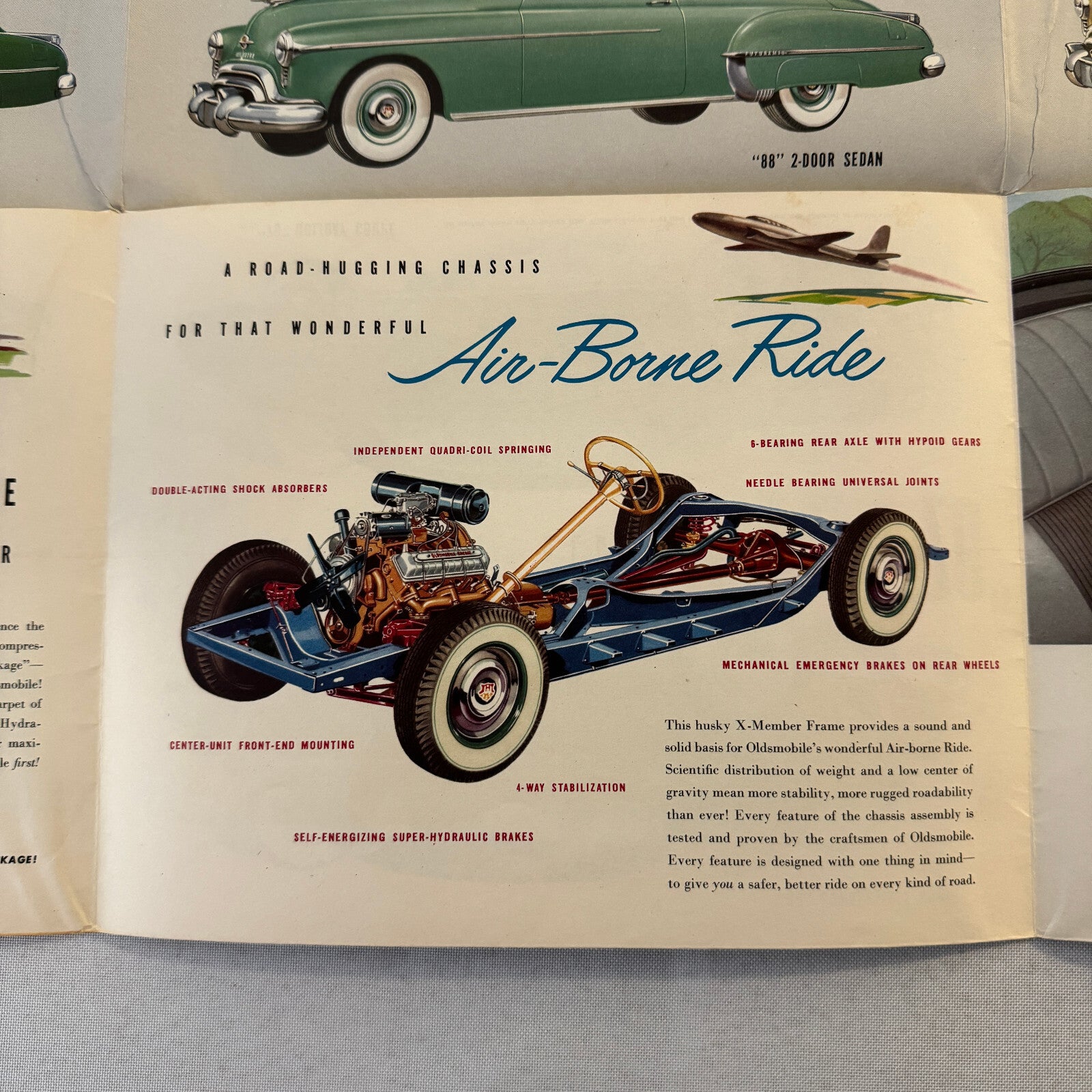 Oldsmobile Sales Brochure Catalog 76 88 98 Coupe Sedan Convertible 1950 1951