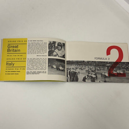1960 BP Racing Brochure Grand Prix Formula 2 Stirling Moss Mike Hailwood Bike +