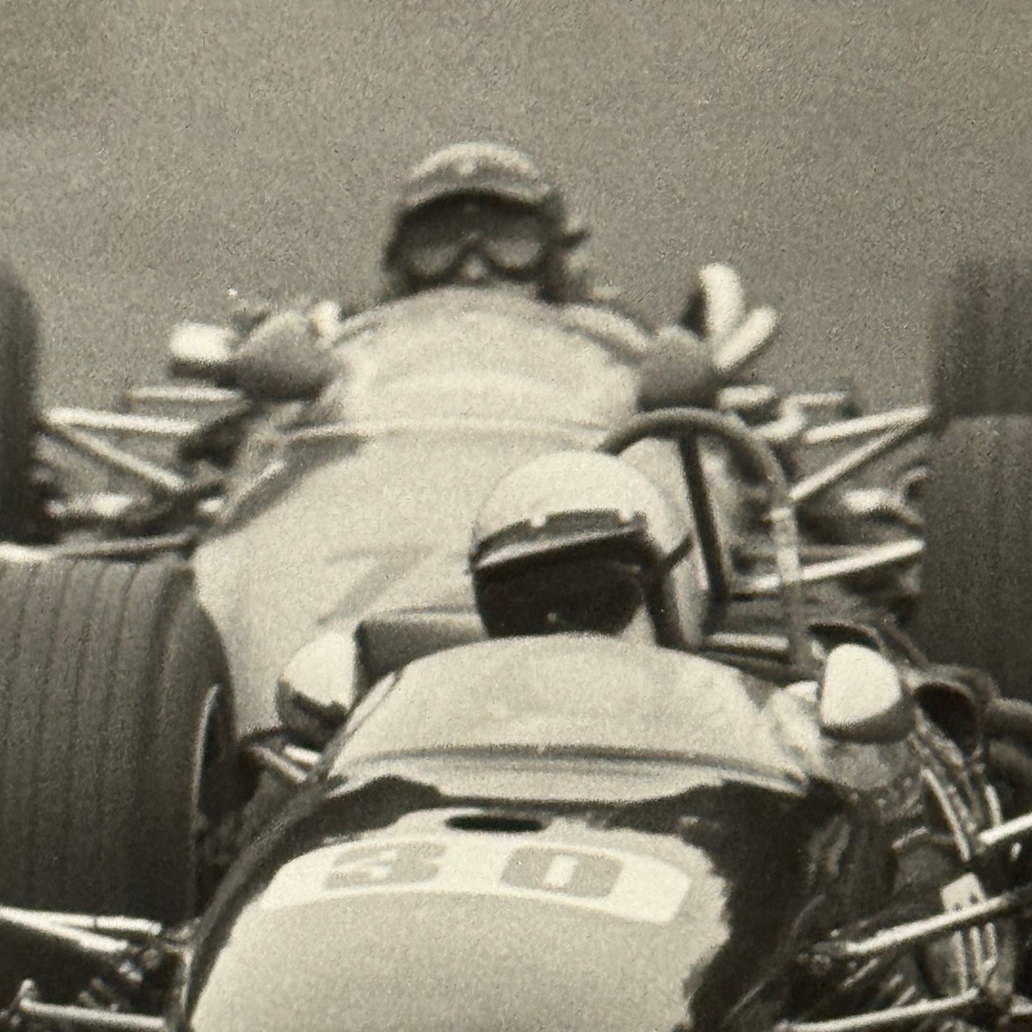 Vintage Car Racing Photo Circuit Mont Tremblant Quebec Photograph 1969