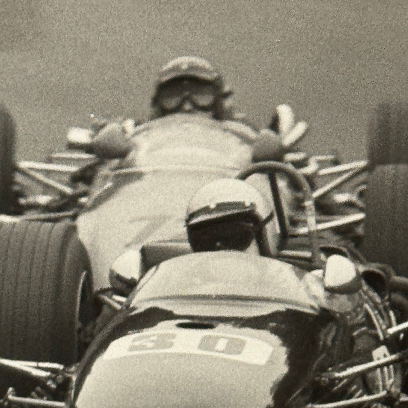 Vintage Car Racing Photo Circuit Mont Tremblant Quebec Photograph 1969