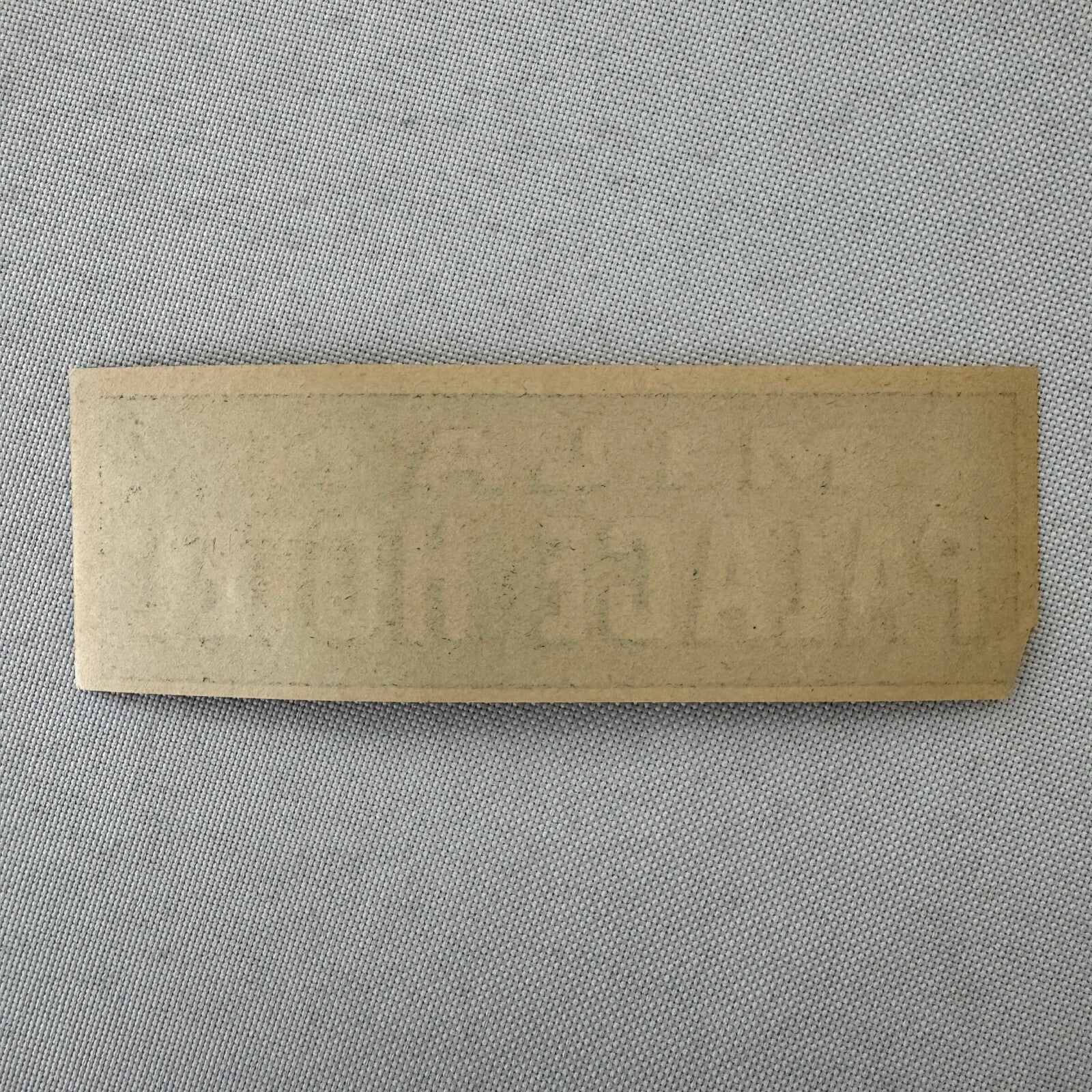 Vintage Hotel Travel Luggage Label Milan Palace Hotel