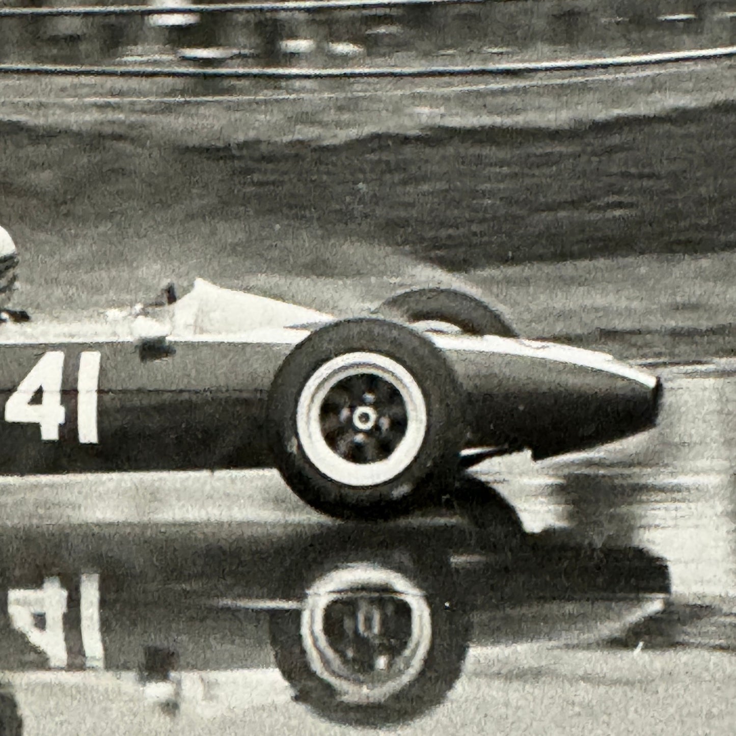 Vintage Racing Photo Photograph Cooper BMC BARC Silverstone 1965 Warwick Banks