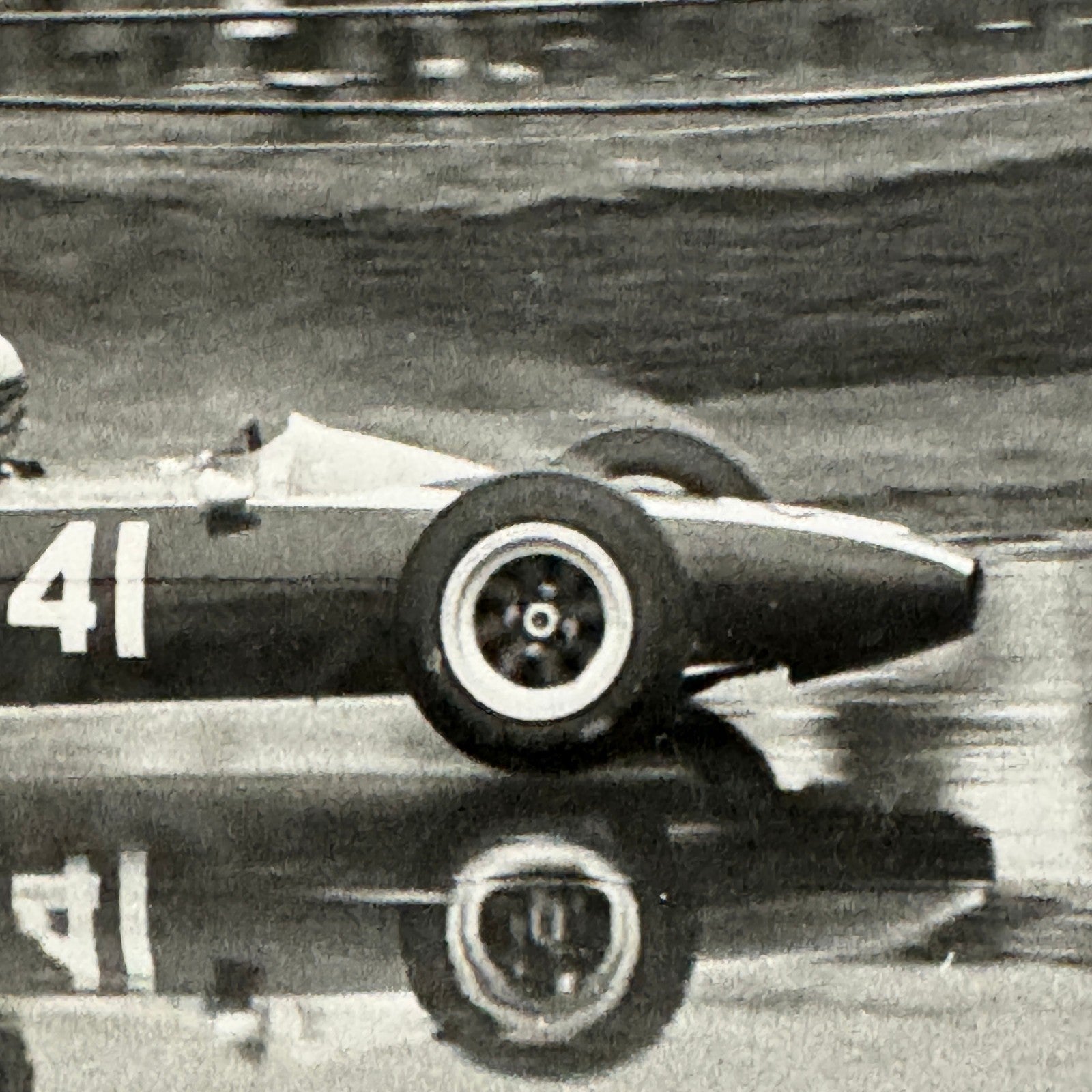 Vintage Racing Photo Photograph Cooper BMC BARC Silverstone 1965 Warwick Banks