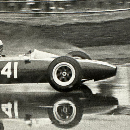 Vintage Racing Photo Photograph Cooper BMC BARC Silverstone 1965 Warwick Banks