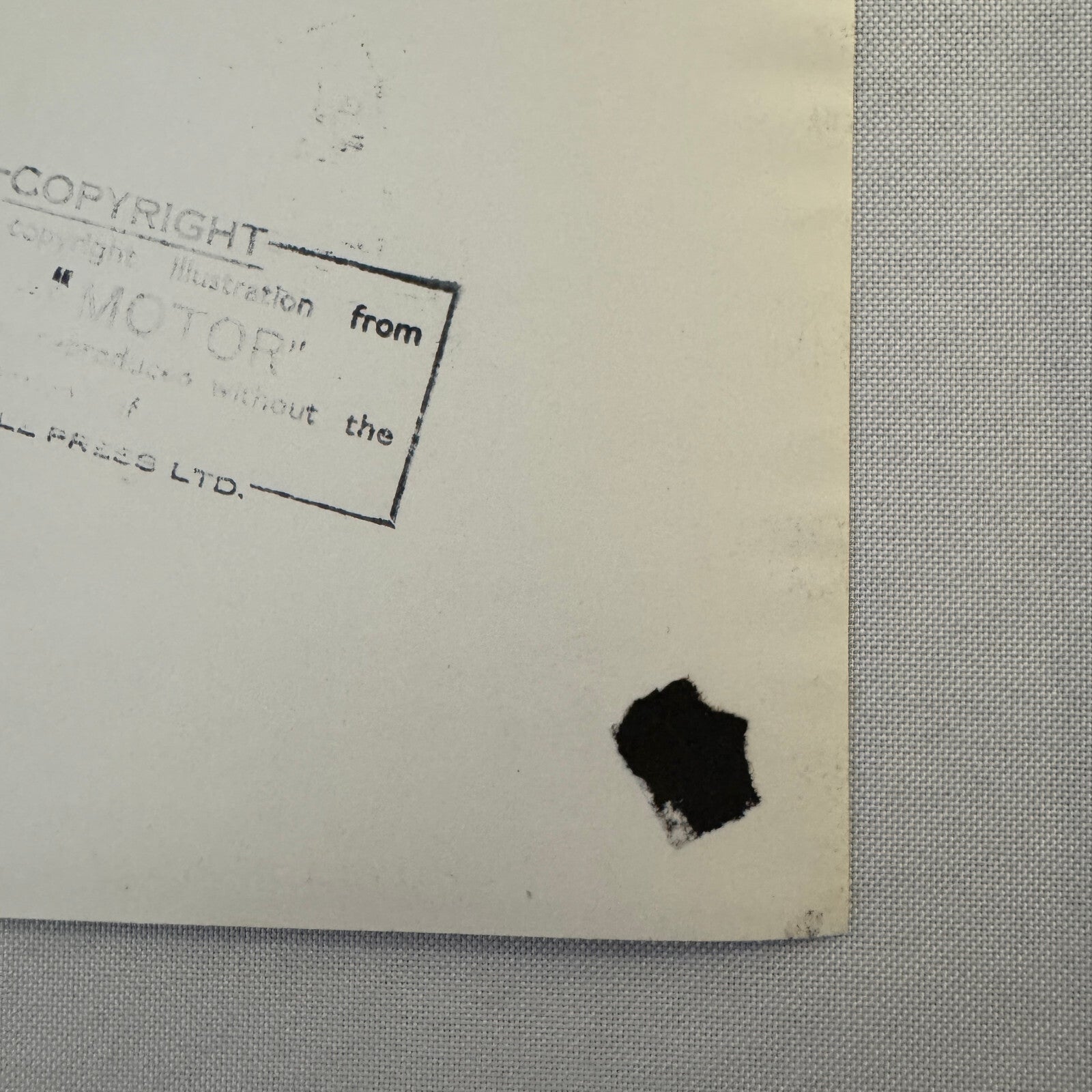 Bugatti Car at 1922 Tourist Trophy TT Race Racing Photo Photograph Vintage