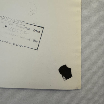 Bugatti Car at 1922 Tourist Trophy TT Race Racing Photo Photograph Vintage