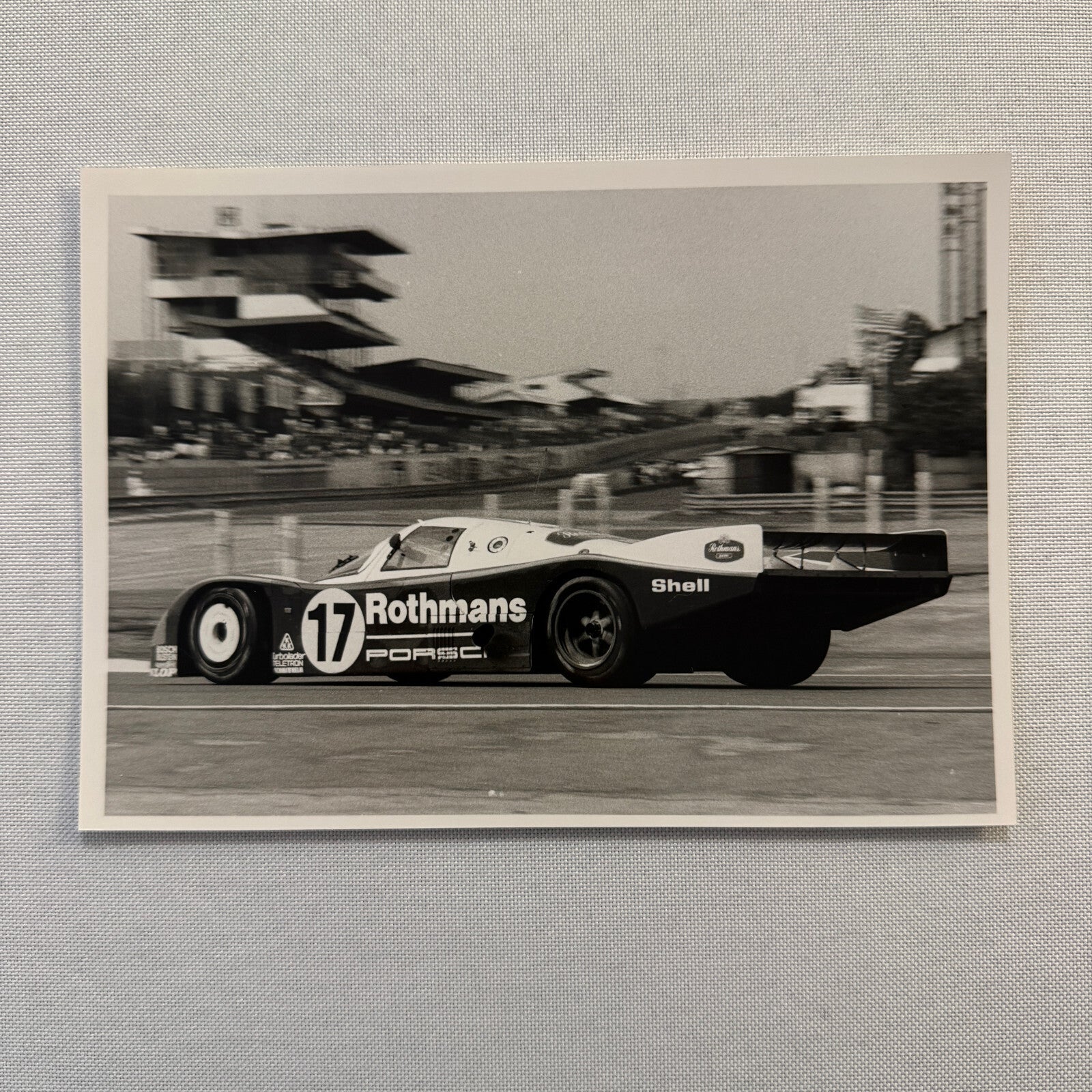 Porsche 962C Rothmans Racing Car LeMans 1987 Photo Photograph Print