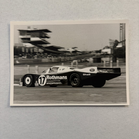 Porsche 962C Rothmans Racing Car LeMans 1987 Photo Photograph Print