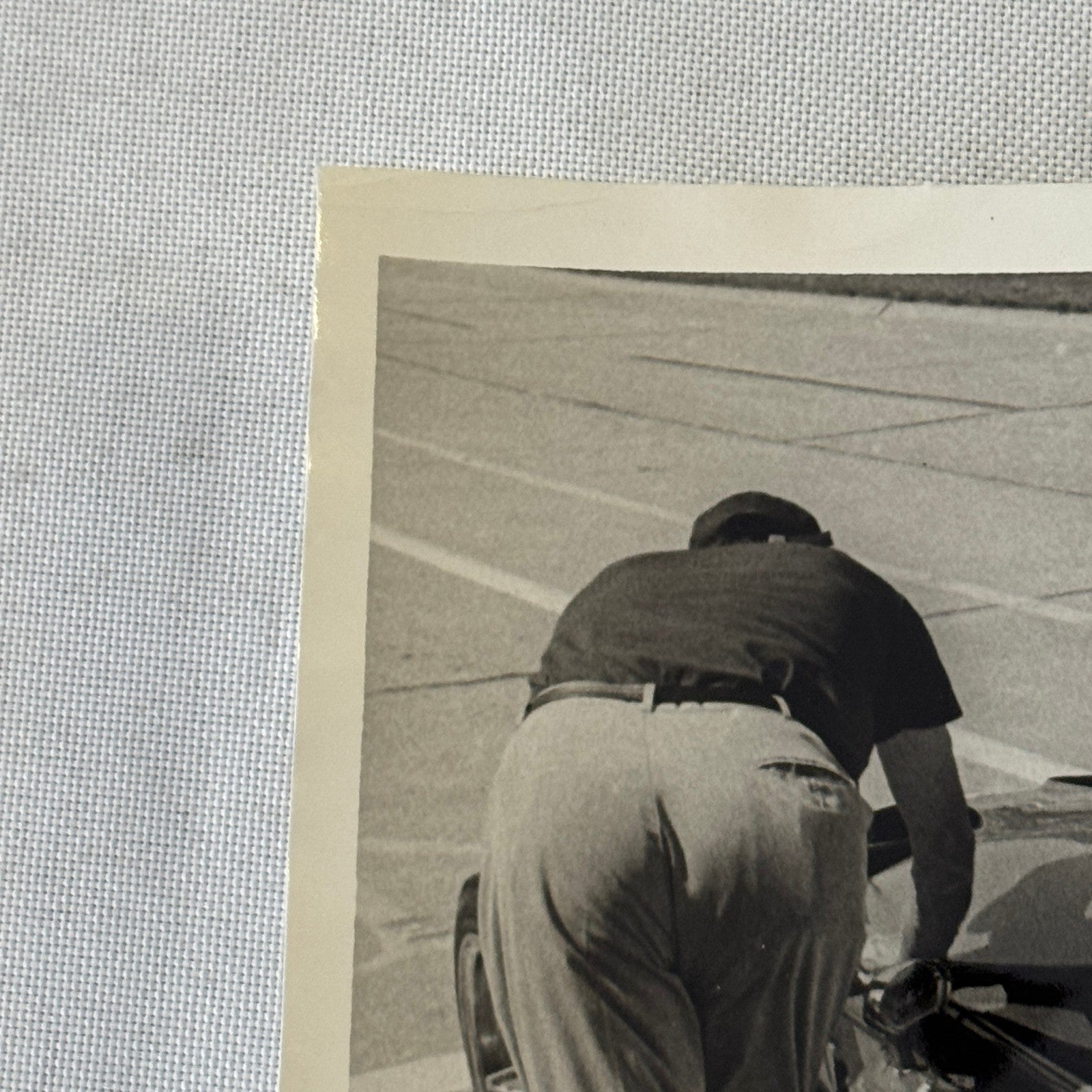 Vintage Racing Car Photo Photograph Print