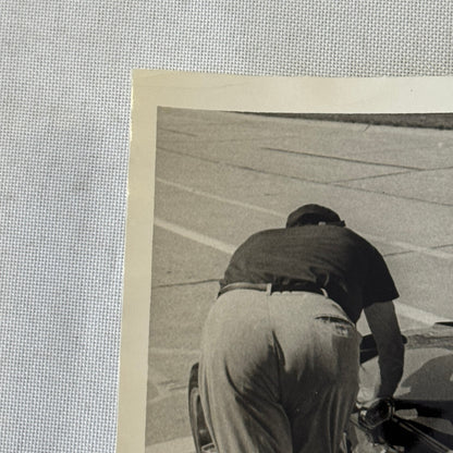 Vintage Racing Car Photo Photograph Print