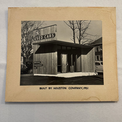 1951 Chevrolet Used Car Dealership Building Vintage Photo Photograph