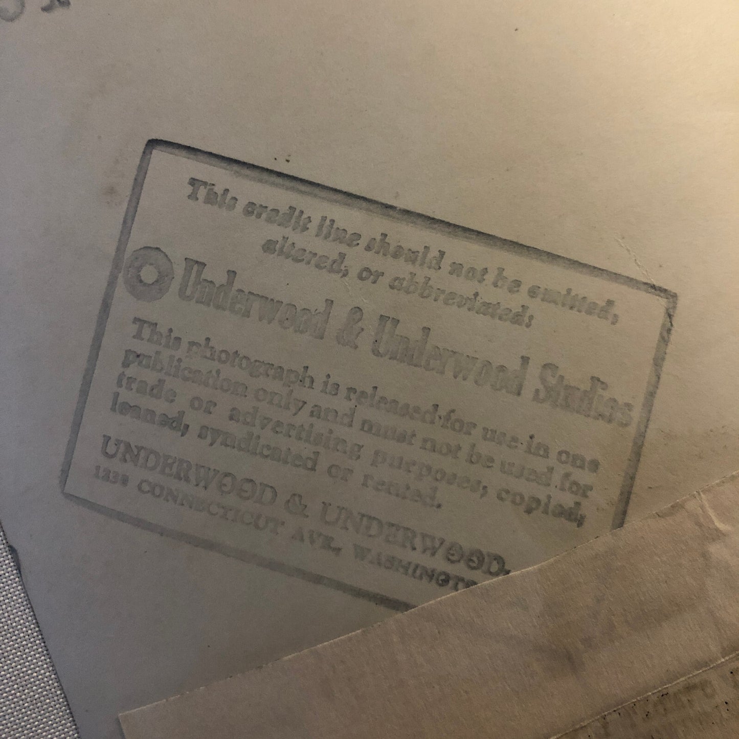 Press Photo Photograph Atlanta Journal Publisher Aviation Legislation Underwood