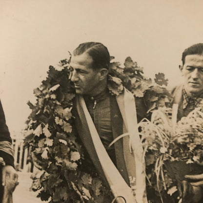 Vintage Motorcycle Racing Photo photograph Race Winner Germany