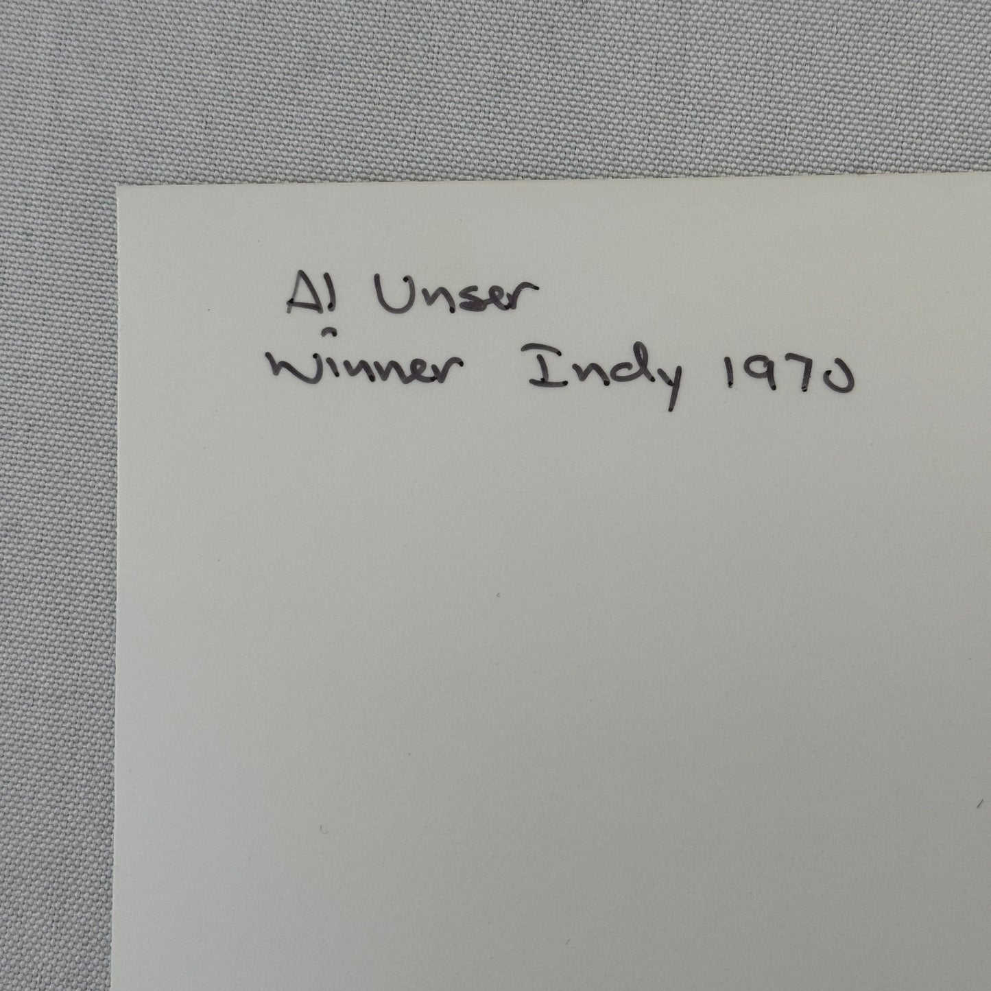 Vintage Indy Racing Photo Al Unser 1970 Car Motorsport Modern Print