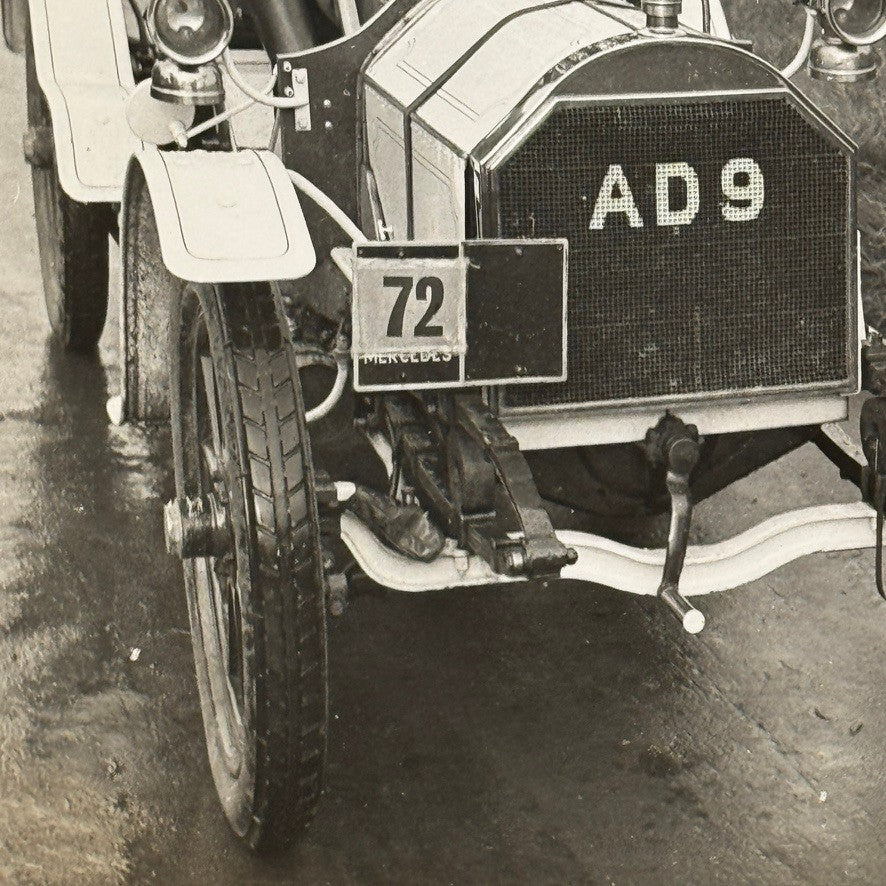 Vintage Racing Photo 1904 Mercedes Benz Car at 1958 Prescott Hillclimb Race