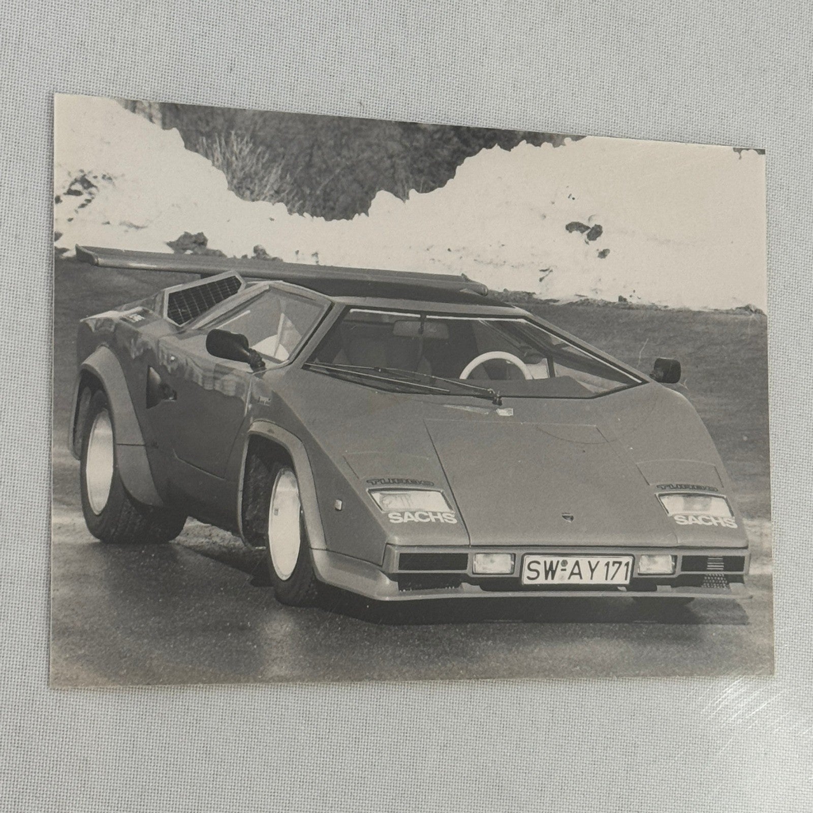 Vintage Lamborghini Countach KIT CAR Photo Photograph Volkswagen VW Based