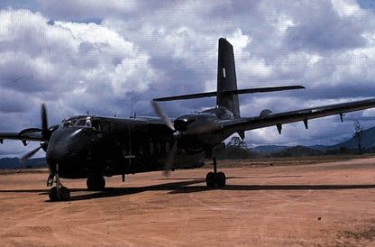 35mm Photo Slide CV-2 Caribou Aircraft 1969 Australia Airplane Vintage