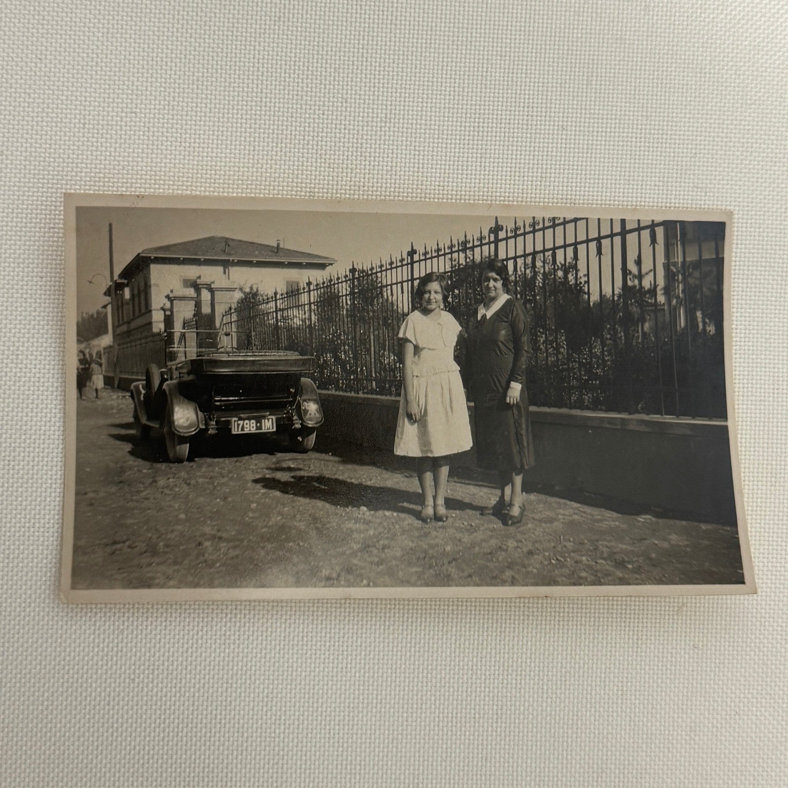 Vintage Car Automobile Photo Photograph Print Women