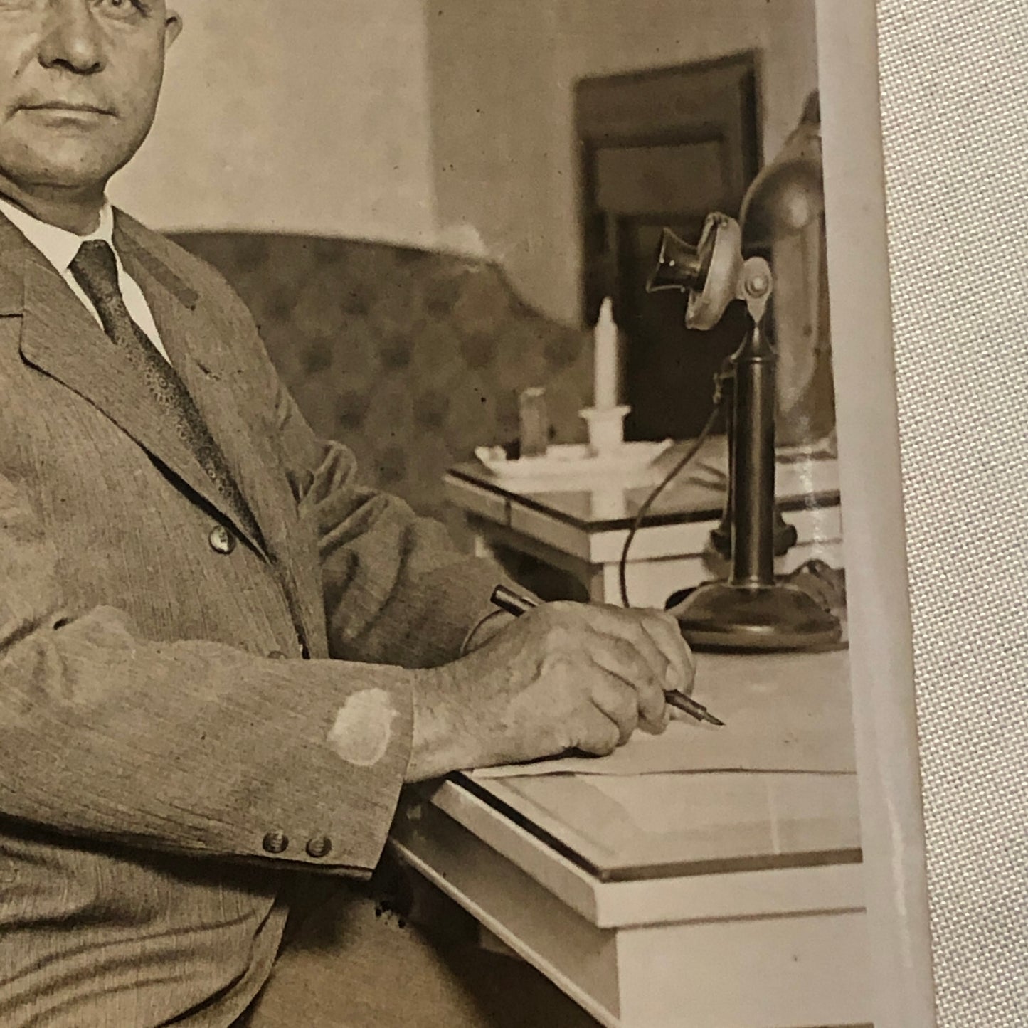 Press Photo Photograph Governor Arrested for Accepting Bribe 1925 Underwood
