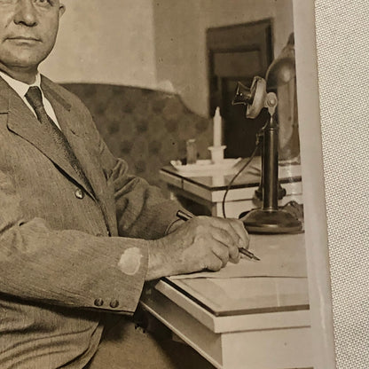 Press Photo Photograph Governor Arrested for Accepting Bribe 1925 Underwood