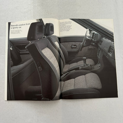 Audi Coupe Sales Brochure Catalog Advertising Audi Coupe GT 1985