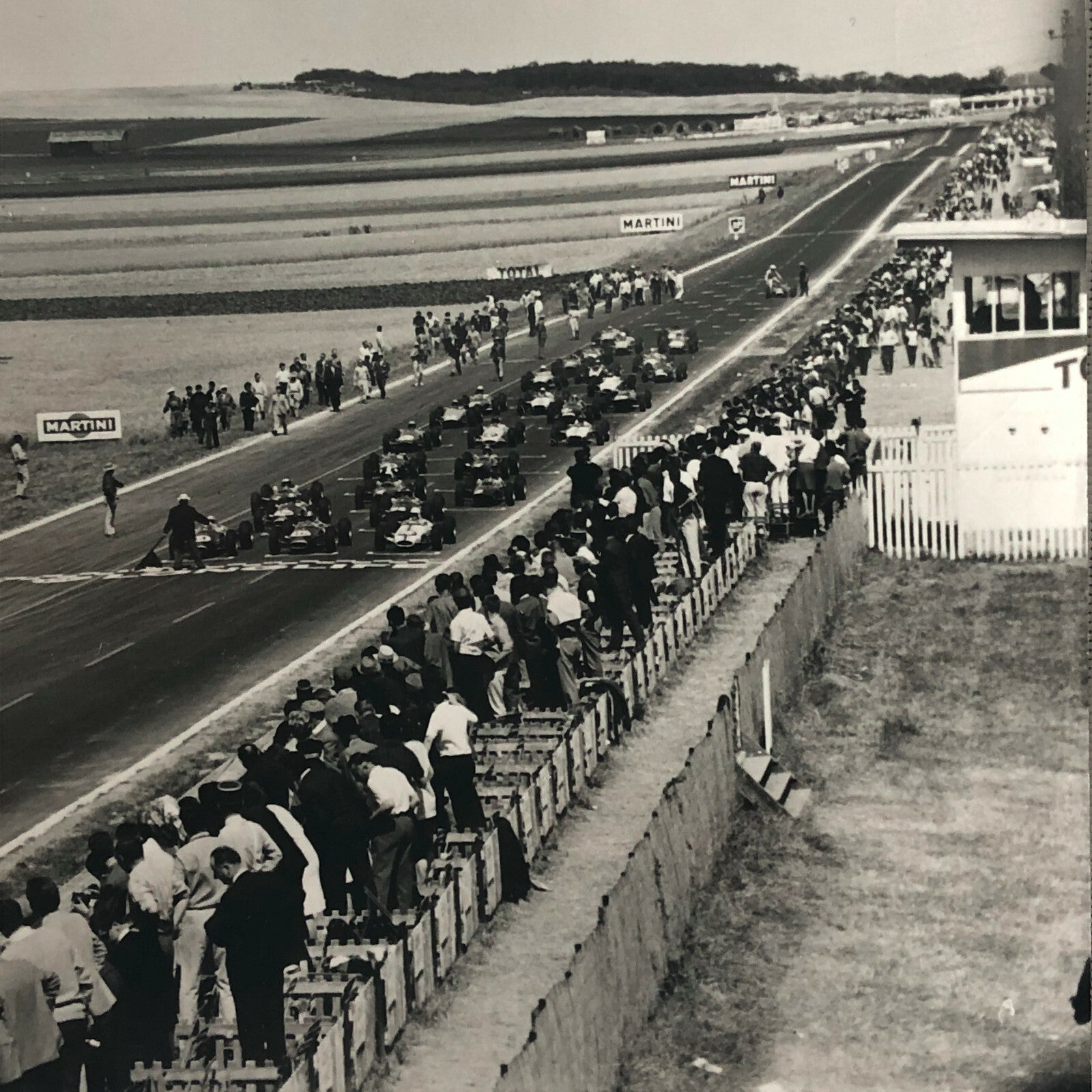 Vintage 1960s Car Racing Photo Photograph Image 