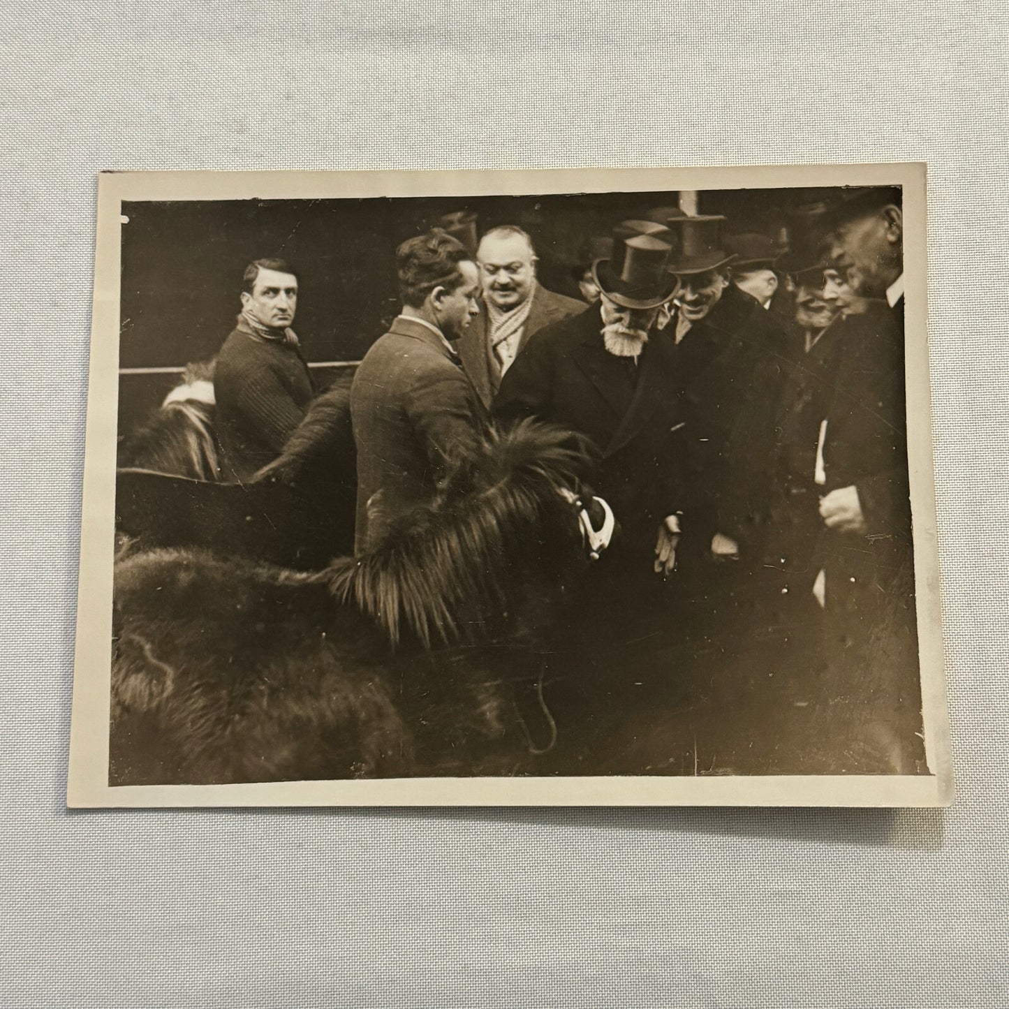 French President Paul Doumer at Bird Show Pony Press Photo Photograph France