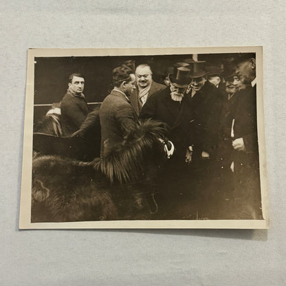 French President Paul Doumer at Bird Show Pony Press Photo Photograph France