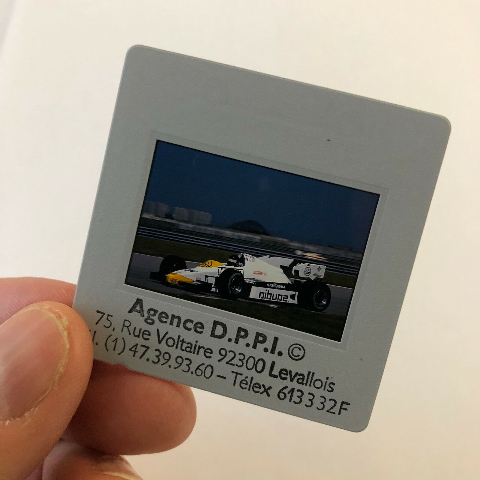 1984 Brazilian Grand Prix Williams Honda DPPI 35MM Press Photo Slide F1 Racing 