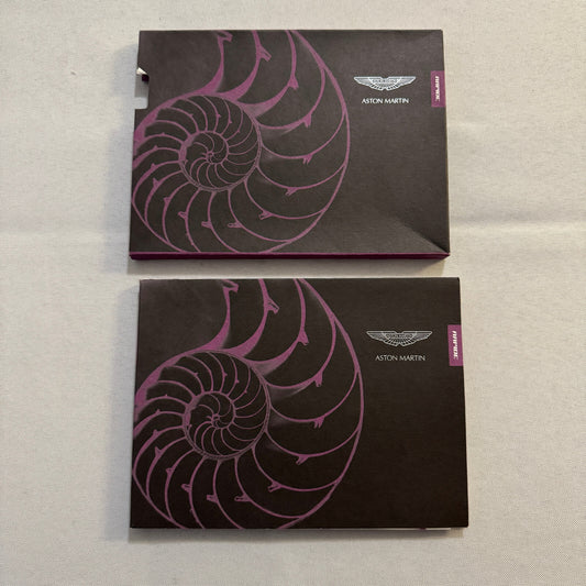 Aston Martin Rapide Car Press Kit Brochure with Photo CD DB9 DBR9 V8 Vantage