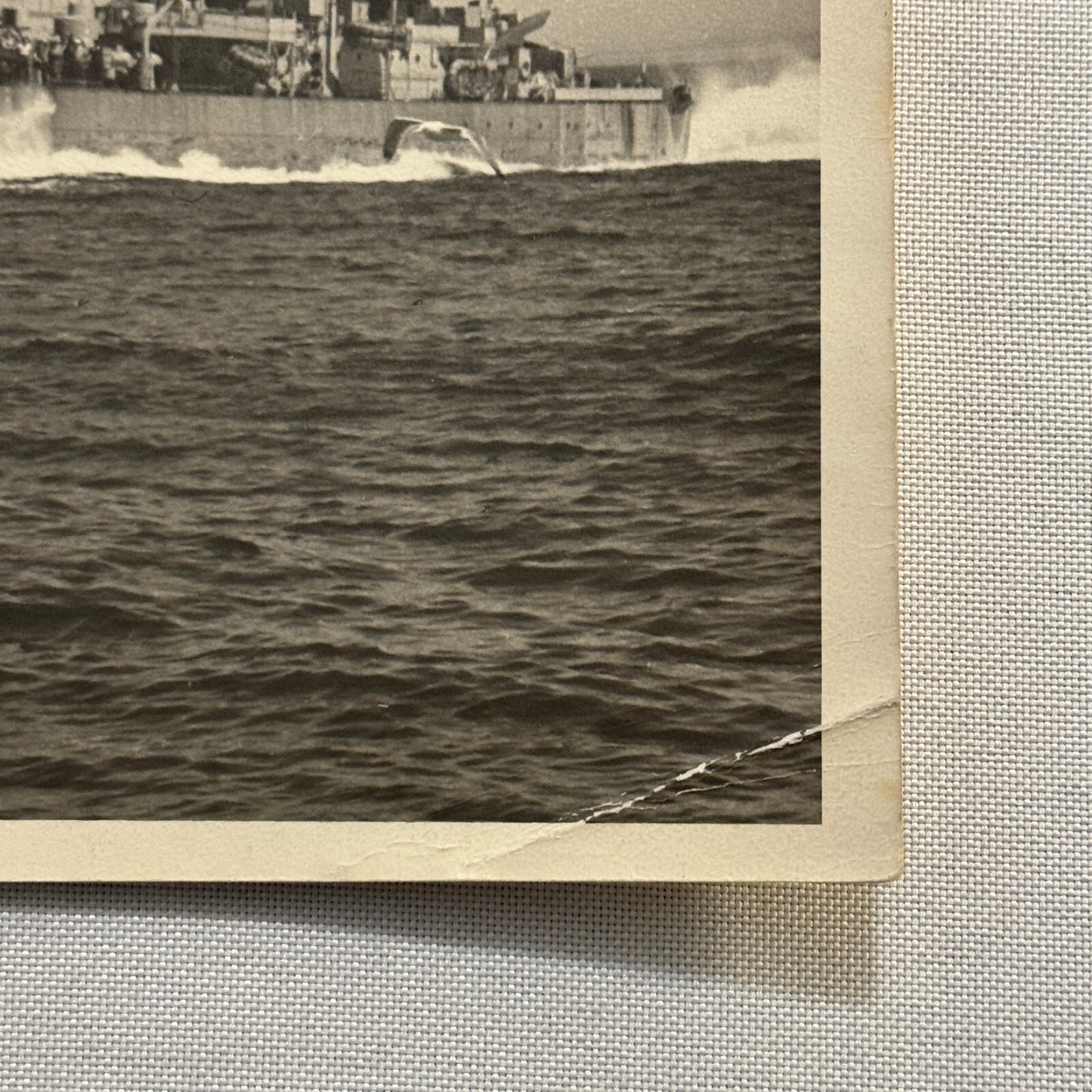 Military Ship Photo Photograph Boat Vintage HMCS MICMAC ?