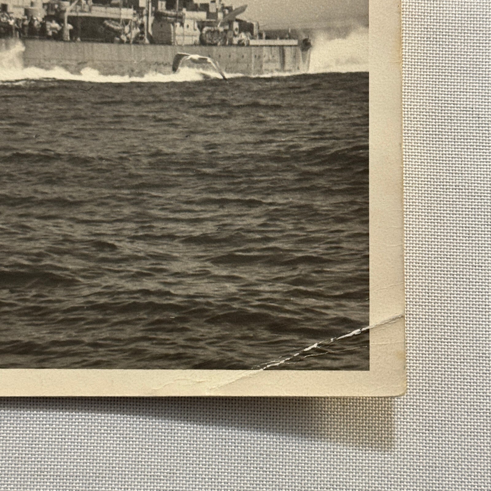 Military Ship Photo Photograph Boat Vintage HMCS MICMAC ?