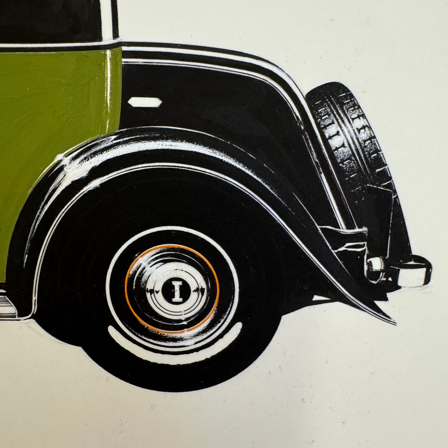 Graf & Stift Type MF6 Berline Car Automobile Illustration Art Drawing Hand Drawn