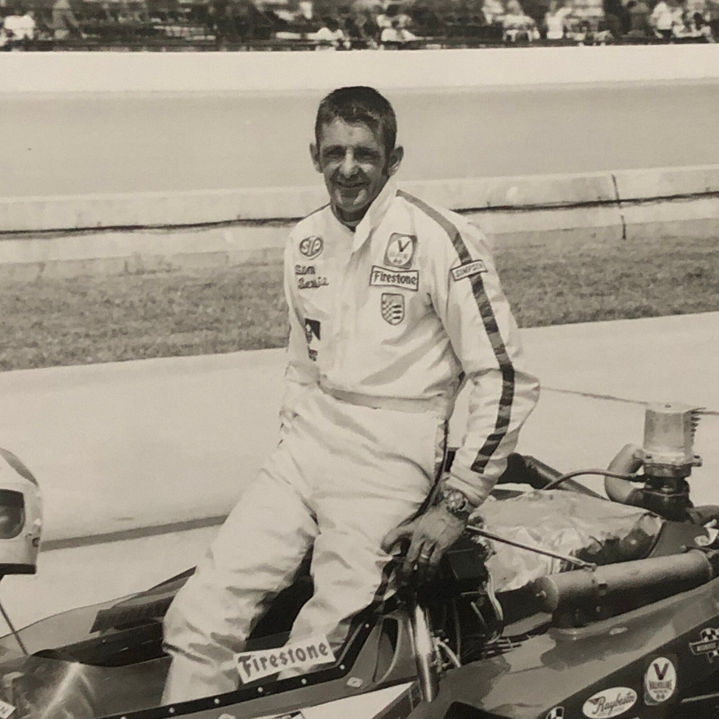 Vintage Indy Indianapolis Racing Photo Photograph 1971 Sammy Sessions