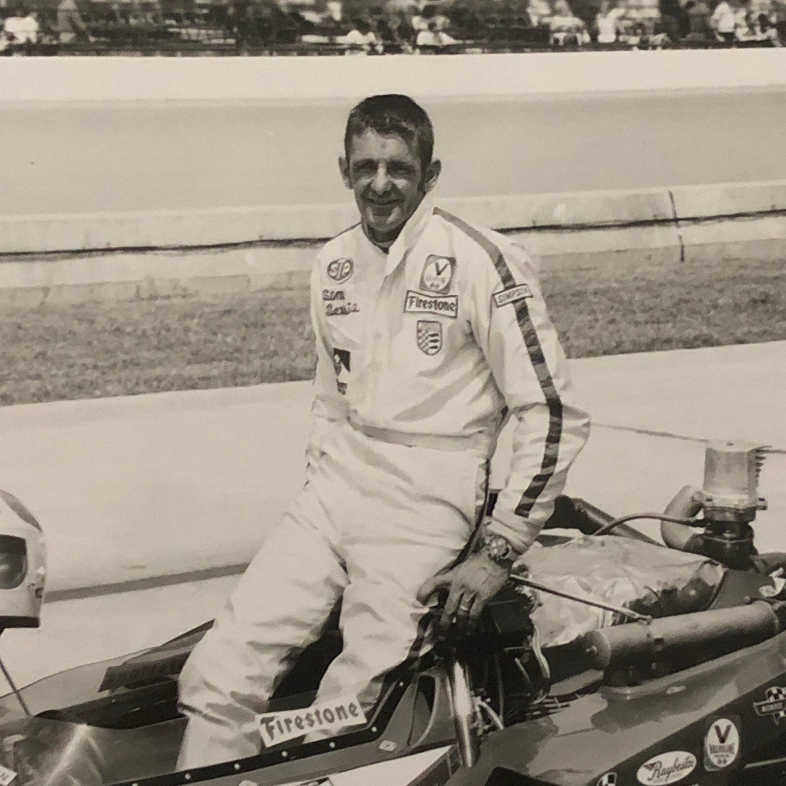 Vintage Indy Indianapolis Racing Photo Photograph 1971 Sammy Sessions