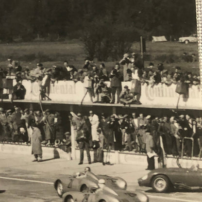 1957 Nurburgring 1000KM Start Racing Photo Jesse L Alexander Mercedes Porsche +