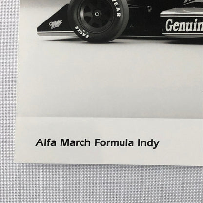 Vintage Indy Indianapolis Racing Photo Photograph Alfa Romeo March Formula 1990
