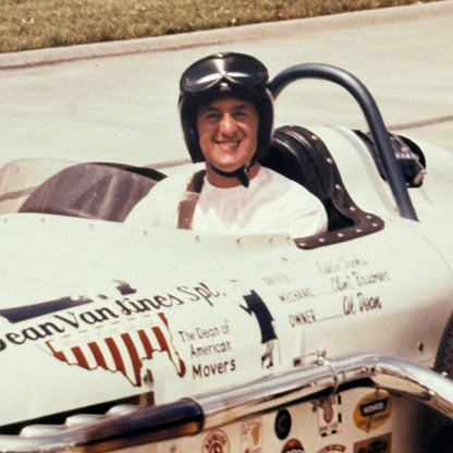 Vintage Indy Racing Photo Eddie Sachs 1961 Race Car Motorsport Modern Print